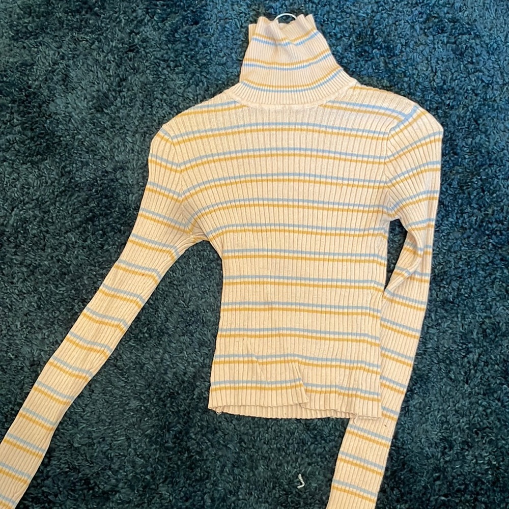 Yellow Striped Sweater